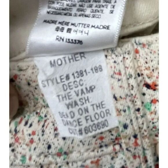 MOTHER NWOT‎ Dead On The Dance Floor The Vamp Skinny Jeans Women’s Size 27 - Picture 11 of 16